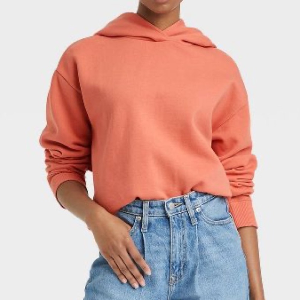 Pink long sleeve target hoodie